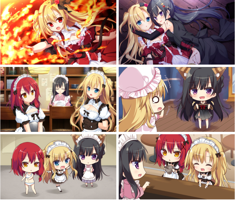 [游戏CG]忍者少女与都市妖团: 追捕无头骑士 游戏CG[112P]