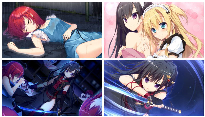 [游戏CG]忍者少女与都市妖团: 追捕无头骑士 游戏CG[112P]