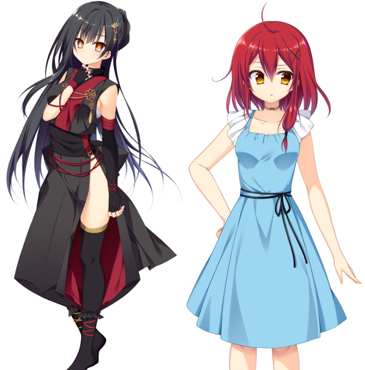 [立绘图包]忍者少女与都市妖团: 追捕无头骑士[6241P]