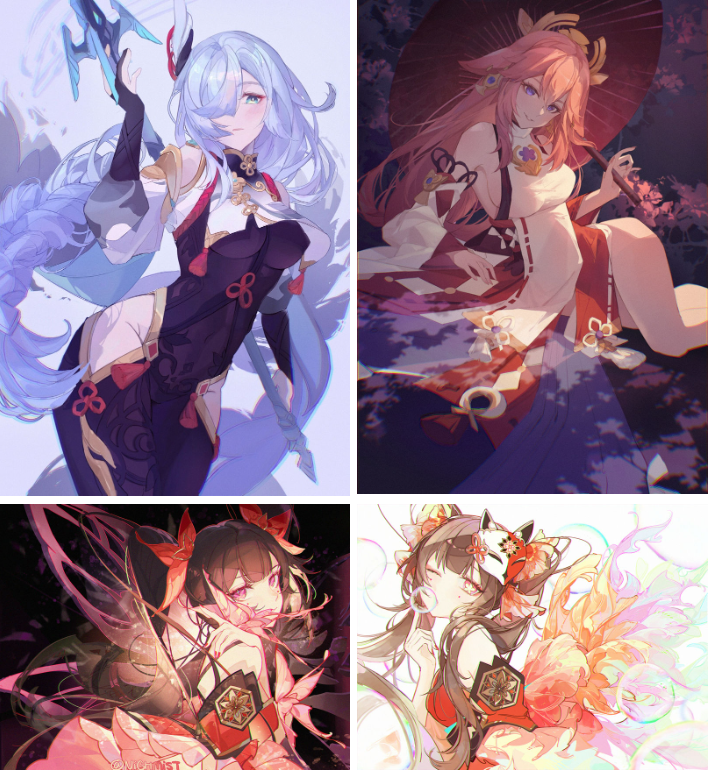 [画师推荐][晚雾(lostinnnist)]Pixiv+推特图片包[41P]