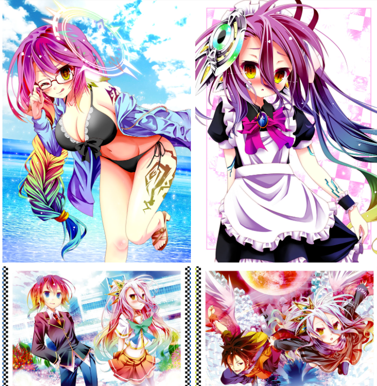 NO GAME NO LIFE 游戏人生 图片CG包[1363P]