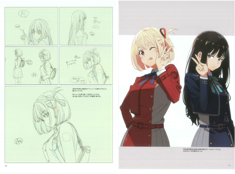 [画集][yamamochi (山本由美子)]LYCORIS RECOIL ANIMATION WORKS[168P]