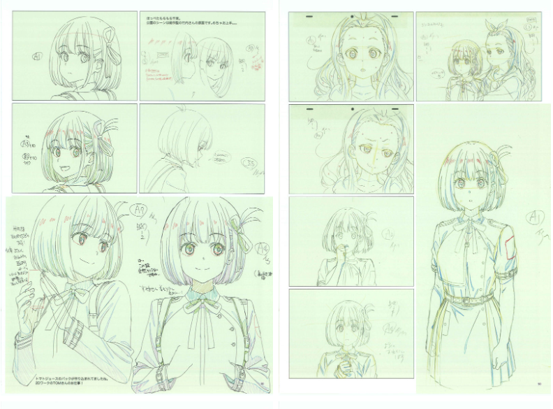 [画集][yamamochi (山本由美子)]LYCORIS RECOIL ANIMATION WORKS[168P]