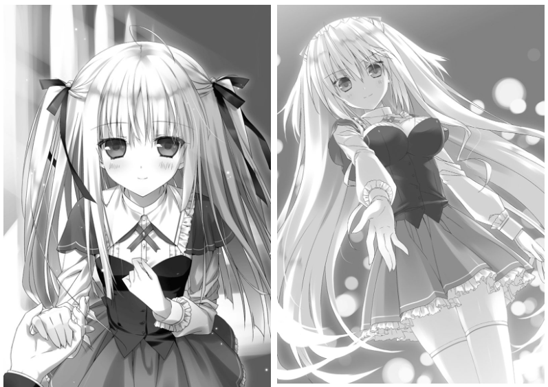 [画集][浅葉ゆう]绝对双刃アブソリュート・デュオ novel Illustrations vol.01~11[149P]