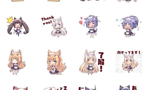 [表情包]NEKOPARA(猫娘乐园) LINE表情包3套[96P]