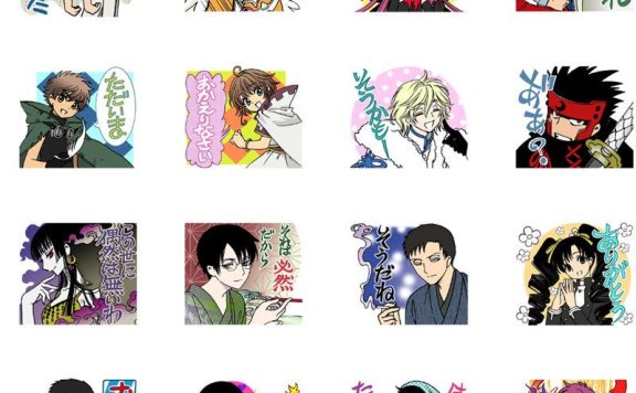 [表情包]CLAMP画業30周年記念 Line表情包2套[64P]