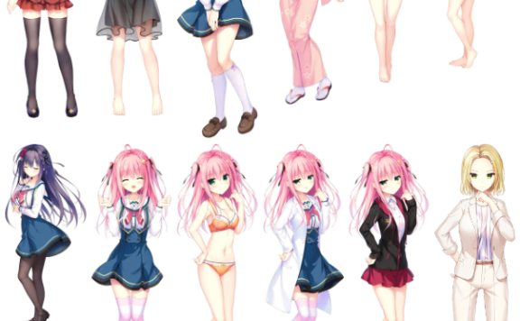 [立绘图包][柚子奈ひよ]天选庶民的真命之选[6427P]