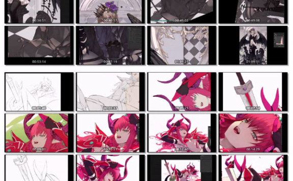 [漫画作画视频]￦ANKE(wanke) 作画视频[5小时/10段]