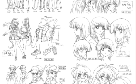 [线稿集]COMIC PARTY Revolution 动画资料设定线稿集[66P]