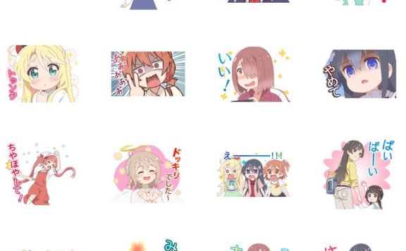 [表情包]天使降临到了我身边！Line表情包5套[184P]