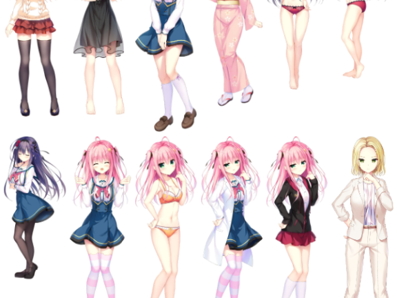 [立绘图包][柚子奈ひよ]天选庶民的真命之选[6427P]