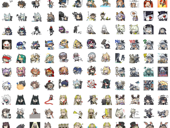 [表情包]Arknights(明日方舟) LINE表情包19套[296P]