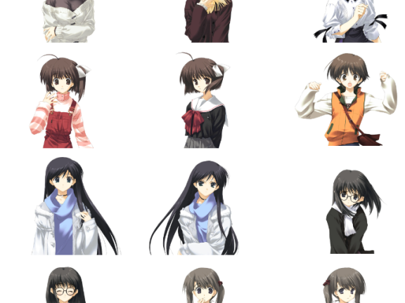 [立绘图包][なかむらたけし みつみ美里]天使のいない12月(天使不在的12月)[193P]