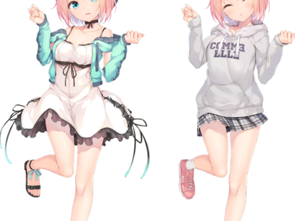 [立绘图包][にじはしそら]電子O女が現れた! コマンド!?天降虚拟偶像[1208P]