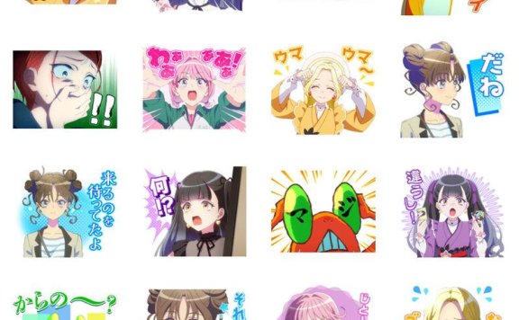 [表情包]前桥魔女前橋ウィッチーズ Line表情包2套[80P]