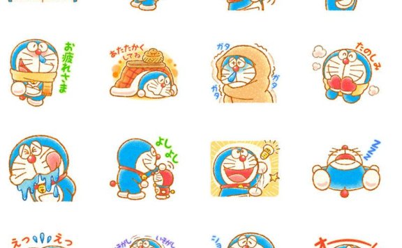 [表情包]哆啦A梦 2025年贺 Line表情包[40P]