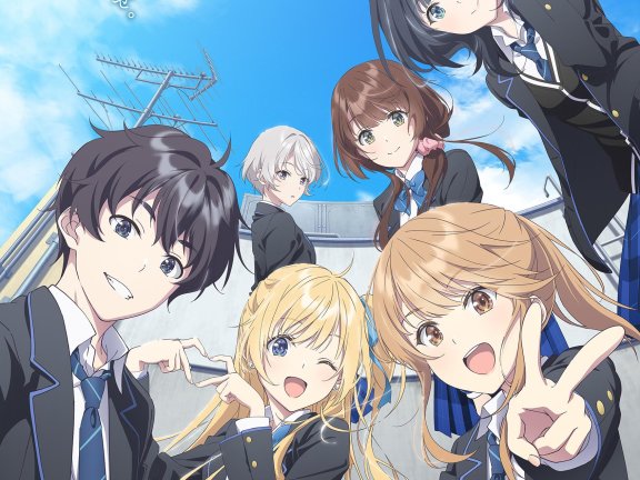 电视动画《弹珠汽水瓶里的千岁同学》公开第二弹主视觉图