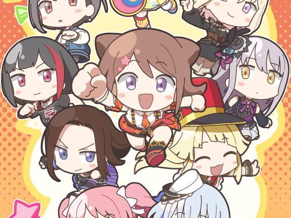 迷你动画《元祖！BanG Dream酱》公开主视觉图