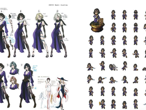 [画集]OCTOPATH TRAVELER Design Works THE ART OF OCTOPATH 2020-2023[114P]