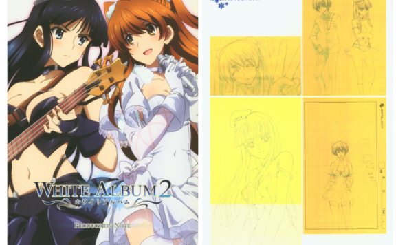 [画集]动画《WHITE ALBUM 2(白色相簿2)》的设定集。[300P]