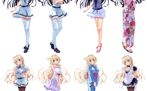 [立绘图包][やまかぜ嵐]夏の色のノスタルジア[1039P]