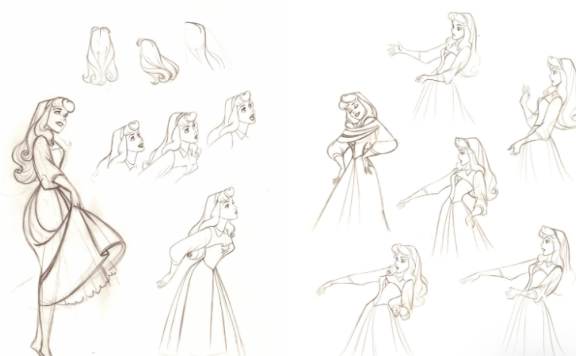 [画集]睡美人Sleeping Beauty The Sketchbooks Series[75P]