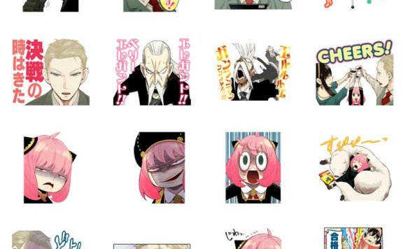 [表情包][遠藤達哉]间谍过家家SPY×FAMILY Line表情包[40P]