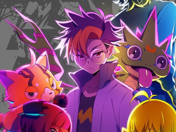 数码宝贝新作电视动画《DIGIMON BEATBREAK》公开角色群像视觉图