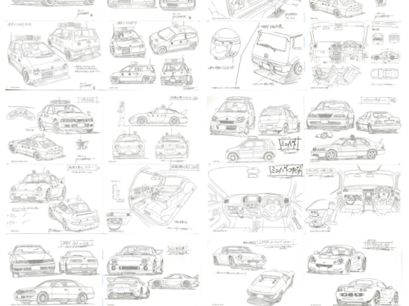 [画集]村田峻治 ANIMATION WORKS 車輌設定資料[78P]