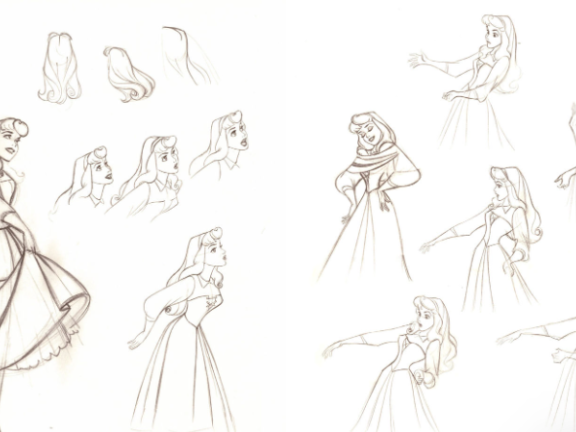 [画集]睡美人Sleeping Beauty The Sketchbooks Series[75P]