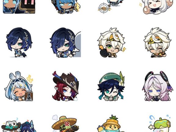 [表情包]原神 系列Line表情包Vol.42-43[32P]