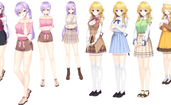 [立绘图包][むりりん こぶいち ほかん 羽純りお]ライムライト・レモネードジャム[24687P]