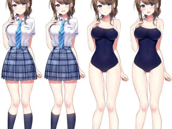 [立绘图包][桝石きのと]アママネAmamane1+2[561P]