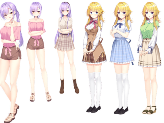 [立绘图包][むりりん こぶいち ほかん 羽純りお]ライムライト・レモネードジャム[24687P]