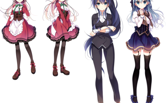 [立绘图包][桐葉 漆原六花 あまみね なたーしゃ]水葬銀貨のイストリア水葬银币的伊斯特里亚[3437P]