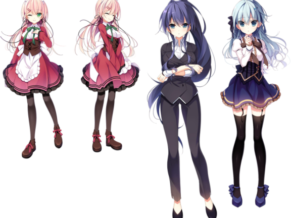 [立绘图包][桐葉 漆原六花 あまみね なたーしゃ]水葬銀貨のイストリア水葬银币的伊斯特里亚[3437P]