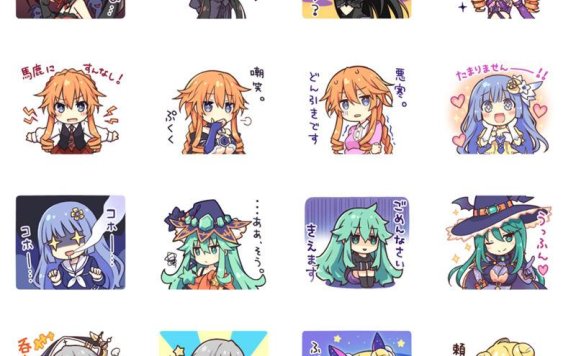 [表情包]约会大作战 Q版 line表情包[40P]