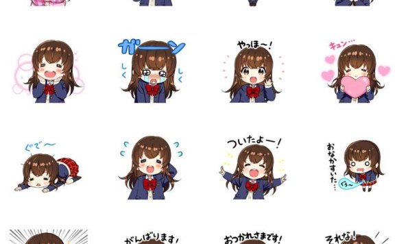 [表情包]森倉円 LINE表情包[40P]