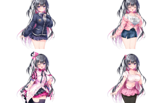 [立绘图包][るび様]スターライトBLUE[80P]