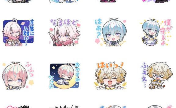 [表情包]フラガリアメモリーズ三丽鸥骑士 LINE表情包[24P]