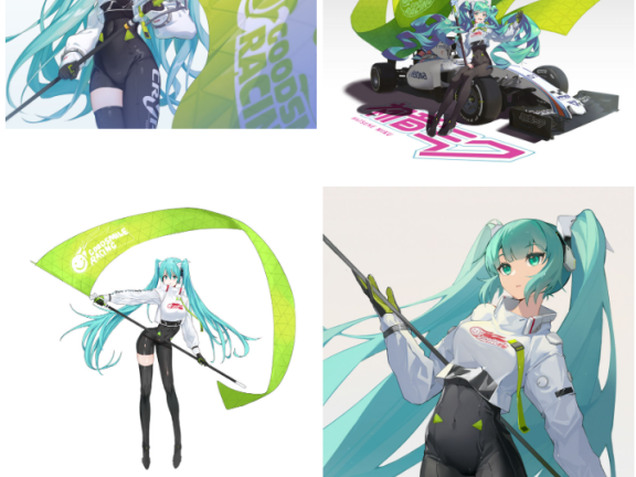 [VOCALOID]赛车初音(RacingMiku) 图片CG包[1021P]