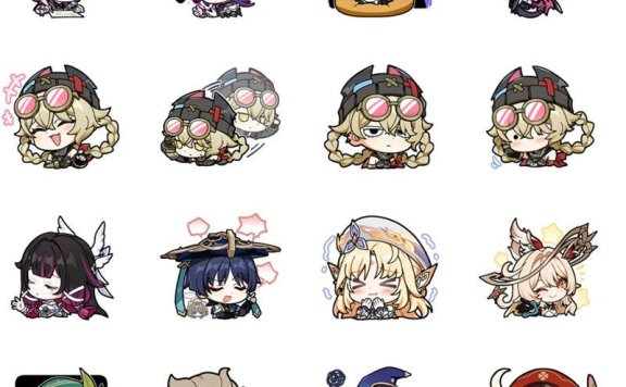 [表情包]原神表情包 系列Line表情包Vol.46-47[32P]