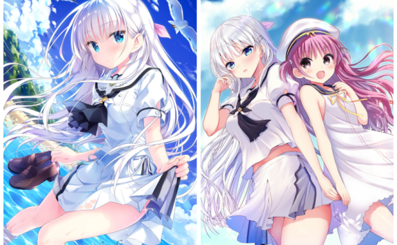 [Summer Pockets]鸣濑白羽 高清图片CG包[698P]