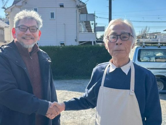 庵野秀明睽拜访”师父兼对手”宫崎骏秀出两人合照 大赞宫崎骏仍有活力且变温和了