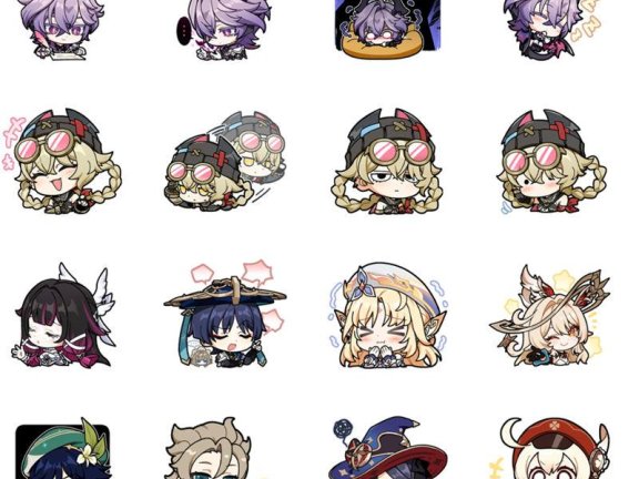 [表情包]原神表情包 系列Line表情包Vol.46-47[32P]