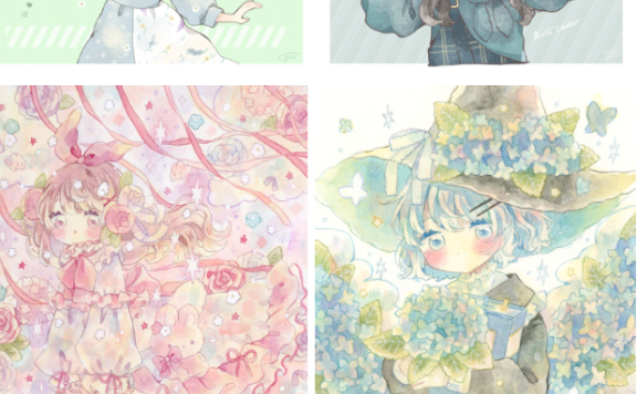 [画师推荐][水那しえ(suinashie)]Pixiv图片包[616P]