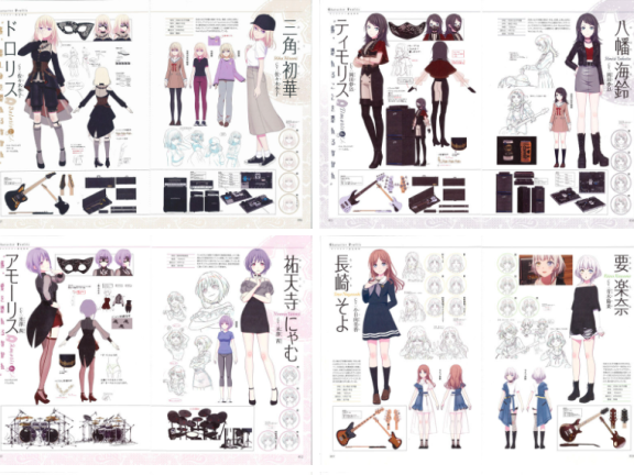 [画集]TVアニメ「BanG Dream! Ave Mujica」official guidebook Fatiscriptum[59P]