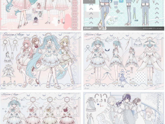 [画集][mell°]プロセカ衣装デザインLog_2025[11P]