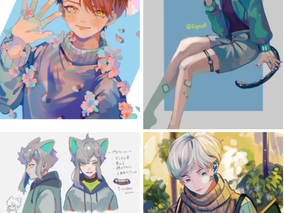 [ぽん豆°(ponn_mame)]Pixiv+bluesky+instagram+推特图片包[948P]