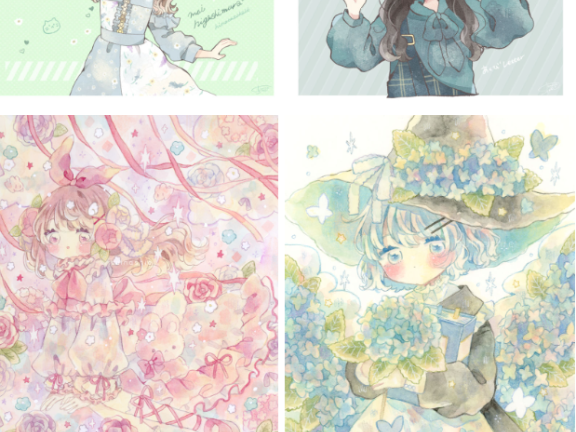 [画师推荐][水那しえ(suinashie)]Pixiv图片包[616P]